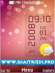 giao diện điện thoại